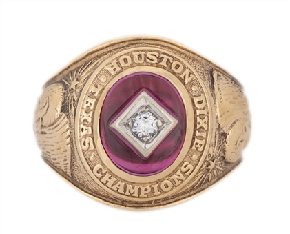 1957 Houston Buffaloes Dixie League Championship Ring (Burbrink Family LOA)